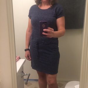 Blue sweatshirt dress size medium